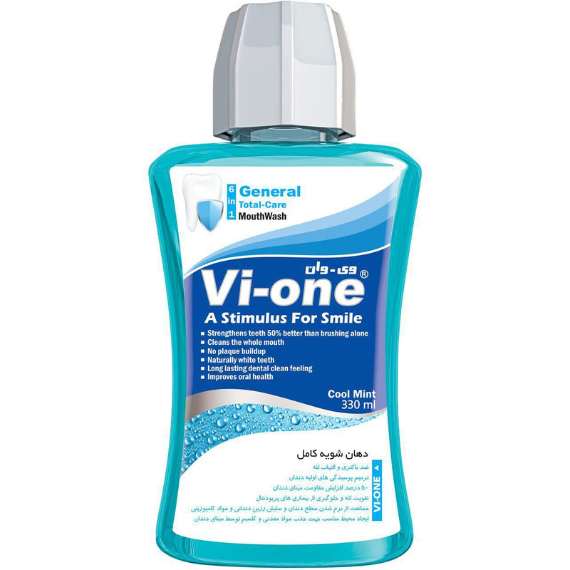 دهان شویه وی وان (Vi-One) مدل General Cool Mint حجم 500 میلی‌ لیتر گارانتی سلامت فیزیکی کالا 1 ماه