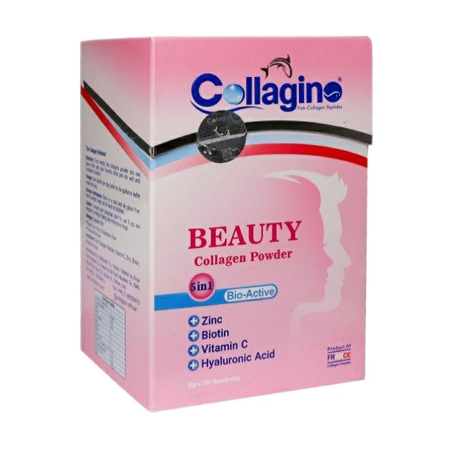 ساشه پودر کلاژن (Collagen Powder) کلاژینو بسته 30 عددی گارانتی سلامت فیزیکی کالا 1 ماه