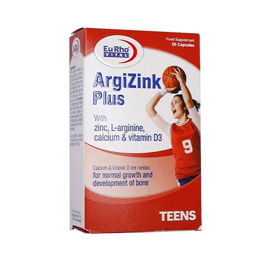 سافت ژل آرژی زینک پلاس (Argi Zink Plus) یورو ویتال بسته 30 عددی گارانتی سلامت فیزیکی کالا 1 ماه