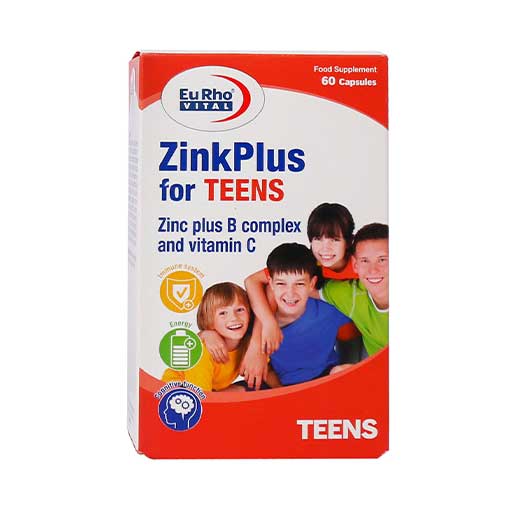 سافت ژل زینک پلاس فور تینز (Zinc Plus For Teens) یورو ویتال بسته 60 عددی گارانتی سلامت فیزیکی کالا 1 ماه