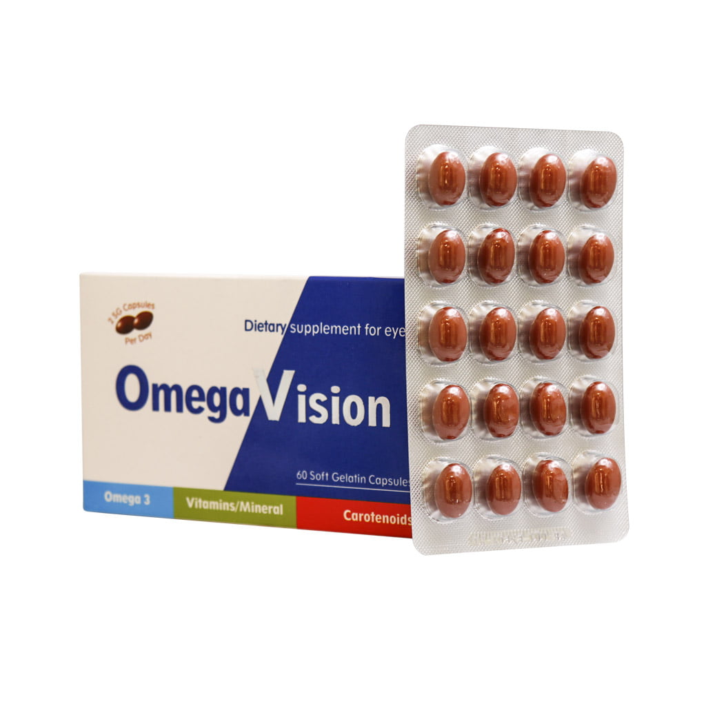 سافت ژل چشم و بینایی امگا ویژن (Omega Vision) دانا بسته 60 عددی گارانتی سلامت فیزیکی کالا 1 ماه