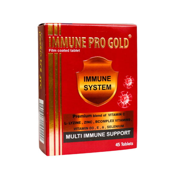 قرص ایمیون پروگلد (Immune Pro Gold) مولتی نرمال بسته 45 عدد گارانتی سلامت فیزیکی کالا 1 ماه