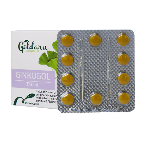 قرص تقویت حافظه و تمرکز جینکوگل (Ginkogol) شرکت داروسازی گل دارو بسته 30 عددی گارانتی سلامت فیزیکی کالا 1 ماه