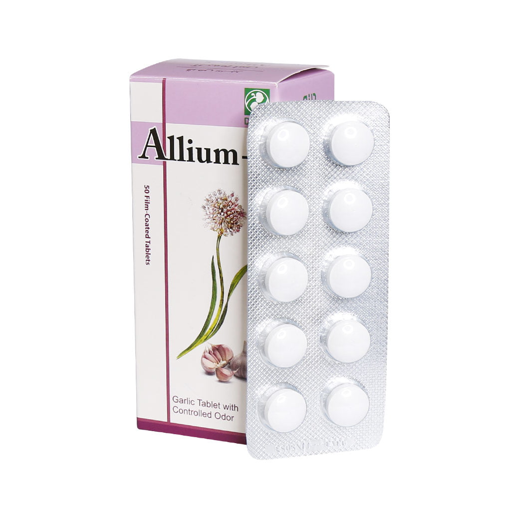 قرص تقویت قلب آلیوم اس (Allium S) دینه بسته 50 عددی گارانتی سلامت فیزیکی کالا 1 ماه