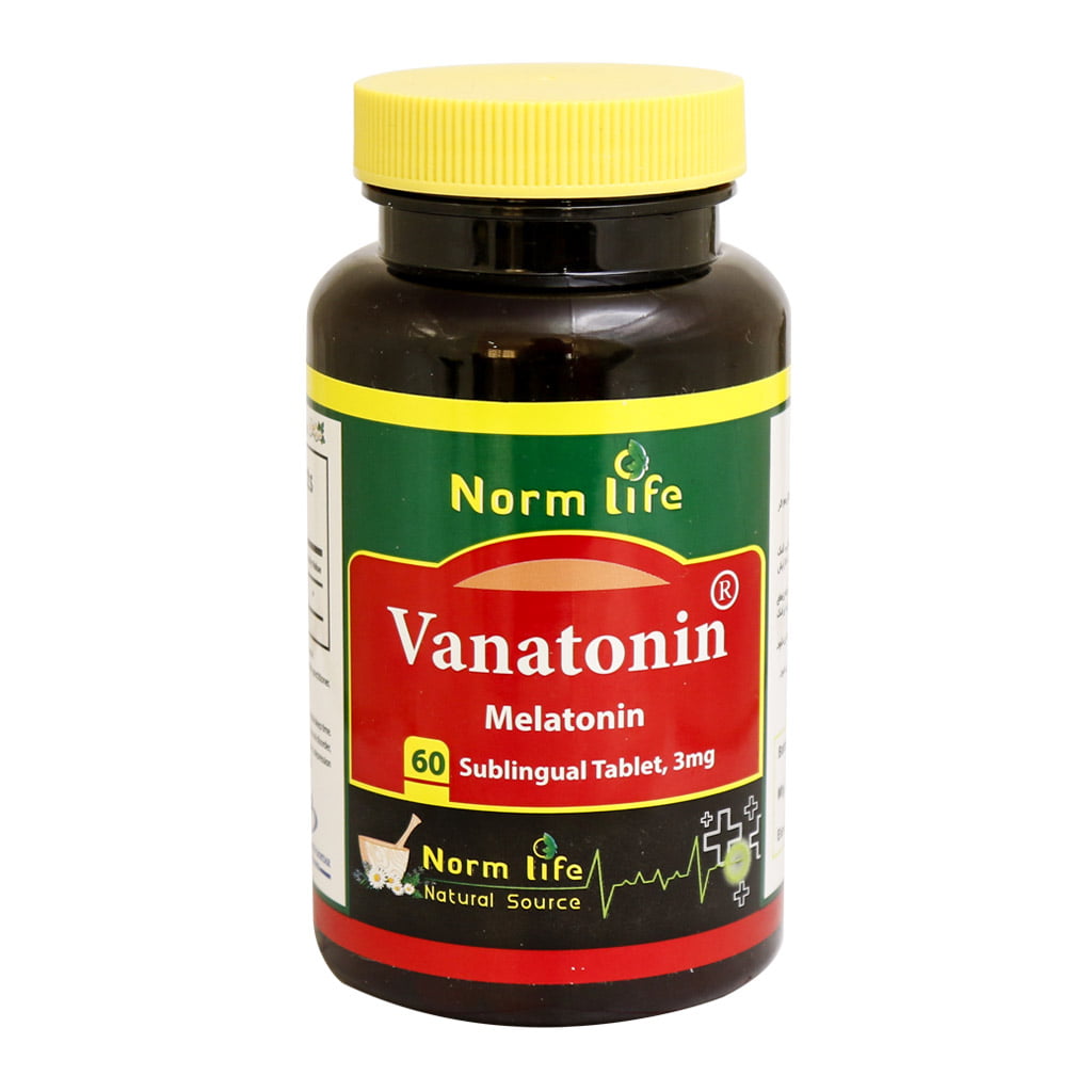 قرص زیر زبانی واناتونین ملاتونین (Vanatonin Melatonin) نورم لایف 60 عددی گارانتی سلامت فیزیکی کالا 1 ماه