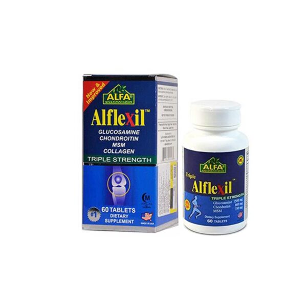 قرص مفاصل و استخوان آلفلکسیل (Alflexil) آلفا ویتامین 60 عددی گارانتی سلامت فیزیکی کالا 1 ماه