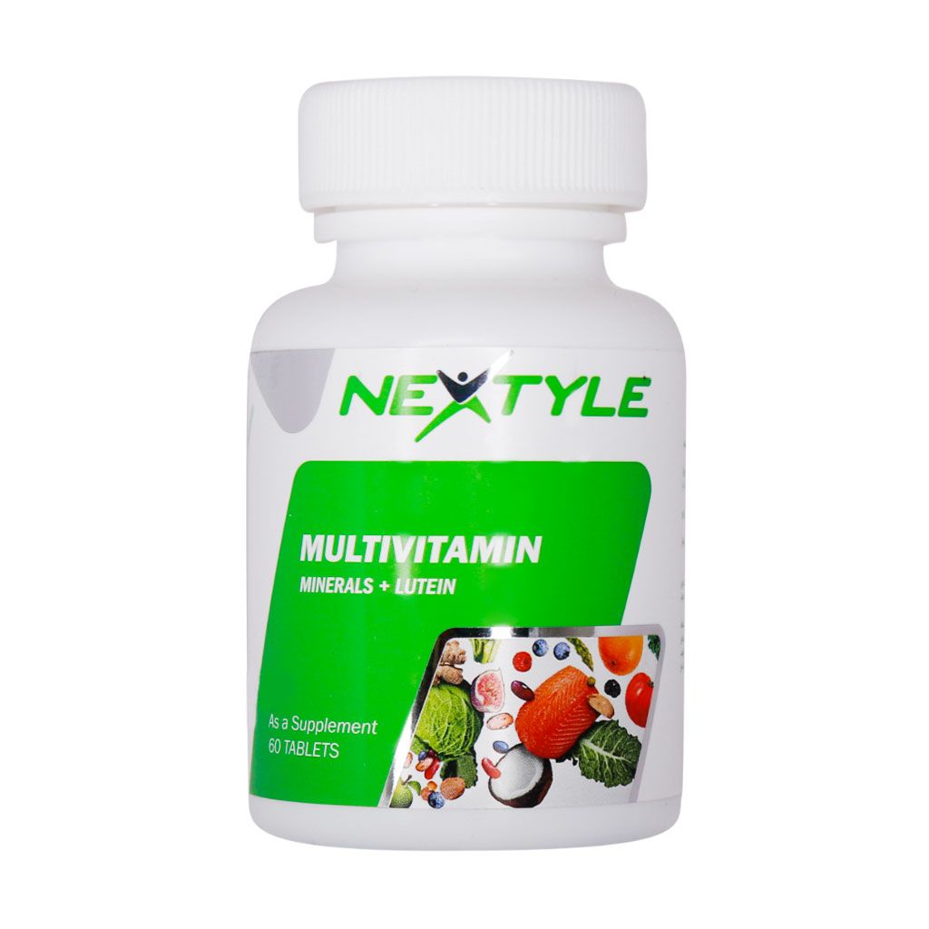 قرص مولتی ویتامین پلاس لوتیین (Multi Vitamin Plus Lutein) نکستایل بسته 60 عددی گارانتی سلامت فیزیکی کالا 1 ماه