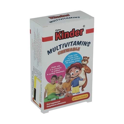 قرص مولتی ویتامین کودک فیشر کیندر (Fisher Kinder)