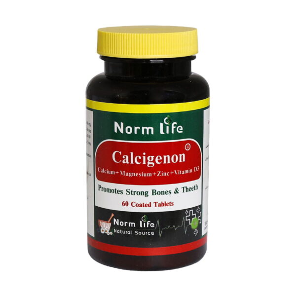 قرص کلسیم کلسی ژنون (Calcigenon) نورم لایف بسته 60 عددی گارانتی سلامت فیزیکی کالا 1 ماه