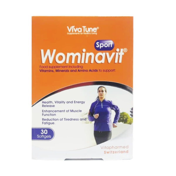 سافت ژل ومیناویت اسپورت (Wominavit Sport) ویوا تیون تعداد 30 عدد