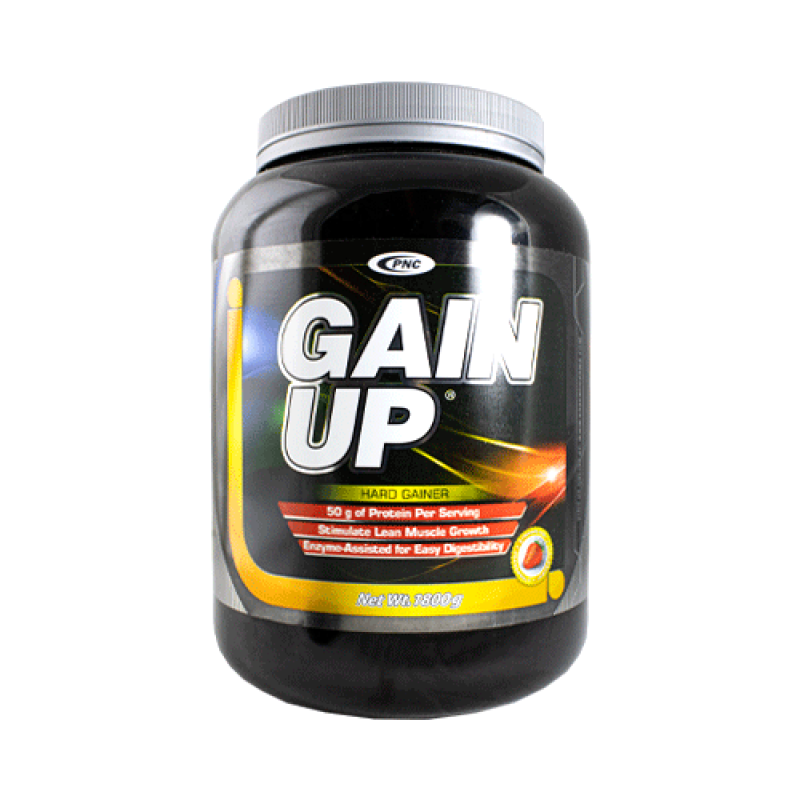 پودر گین آپ بزرگسالان (Gain UP Hard Gainer) پی ان سی طعم شکلاتی وزن 1800 گرم