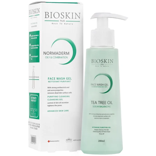 BioSkin ژل شستشوی صورت نورمادرم 200 میلی لیتر